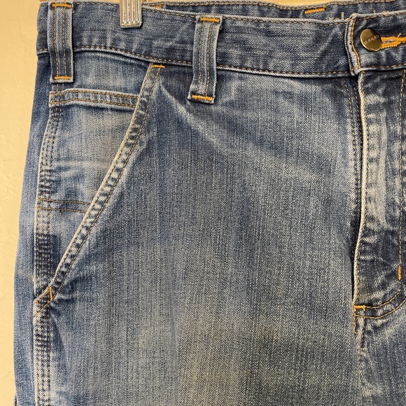 Carhartt | Relaxed Fit Multi Pockets Denim Streetwear Utility Work Cargo Jeans - Picture 4 of 16